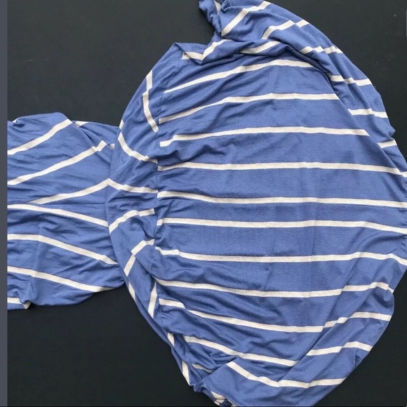 Fraiche By J. Periwinkle Jersey Dolman Maxi Dress - Picture 4 of 7